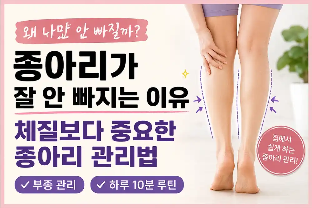 종아리 관리법